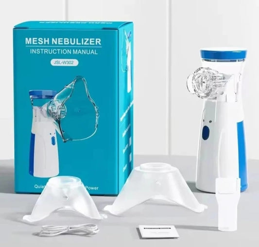 Portable Mesh Nebulizer for Kids & Adults – Silent, USB Rechargeable Handheld Nebulizer